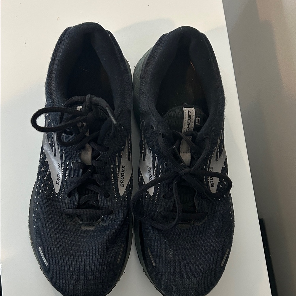 Brooks Navy Blur and Silver Men's Running Shoes